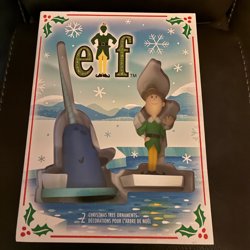 Hallmark Elf Christmas Tree Ornaments 2-Piece Set